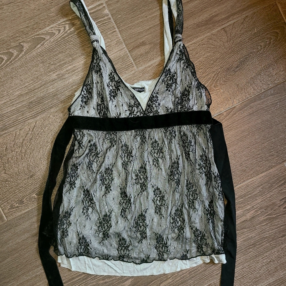 Black Lace Top